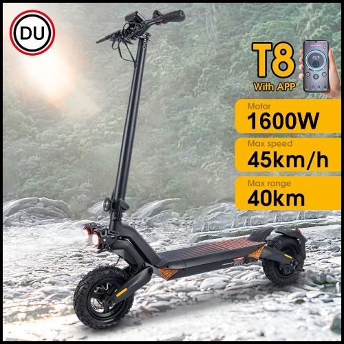 Mini Electric Scooter T8 Dual 1600W easily foldable
